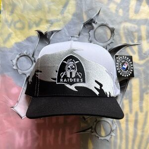 KTHLA (KILLTHEHYPE) x LA Raiders Splash Flipped Logo SnapBack Baseball Cap